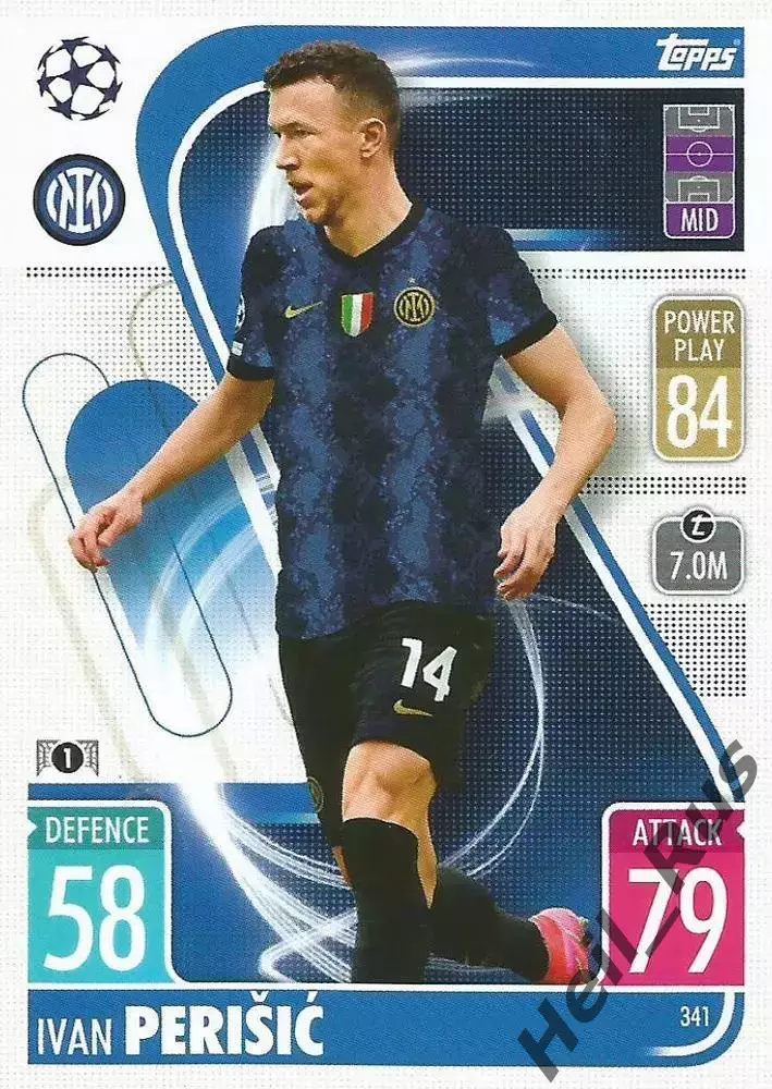 Карточка Иван Перишич (Интер, Тоттенхэм Хотспур, Бавария) Лига Чемпионов 2021-22