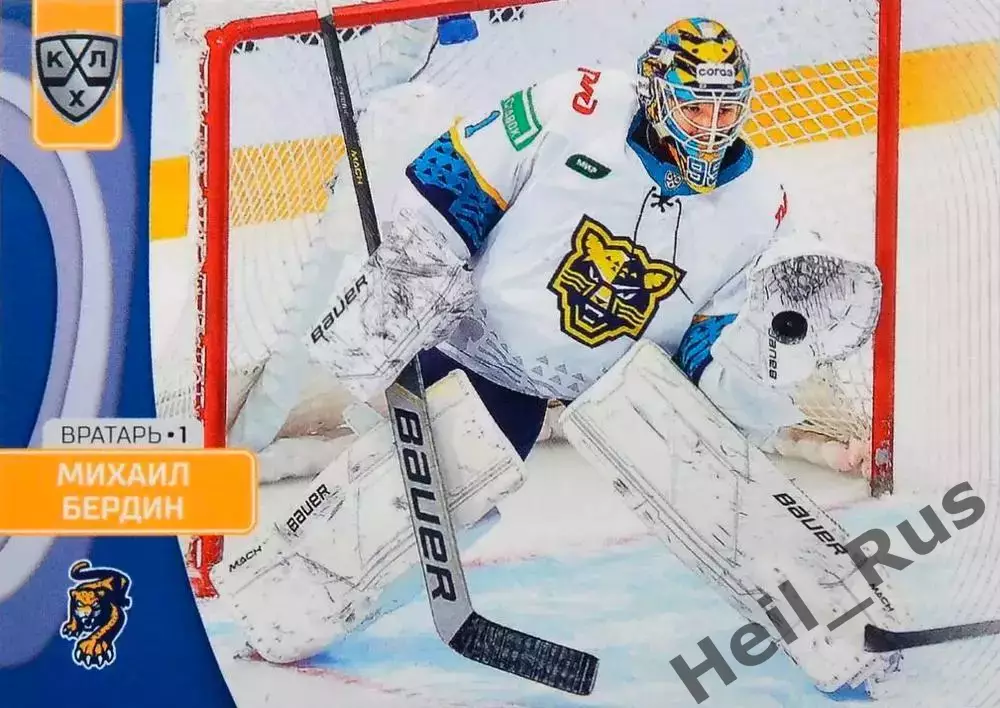 Хоккей. Карточка вратарь Михаил Бердин (ХК Сочи) КХЛ/KHL сезон 2023/24 SeReal