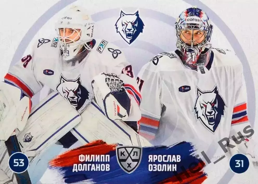 Карточка Филипп Долганов/Ярослав Озолин (Нефтехимик Нижнекамск) КХЛ/KHL 2024/25