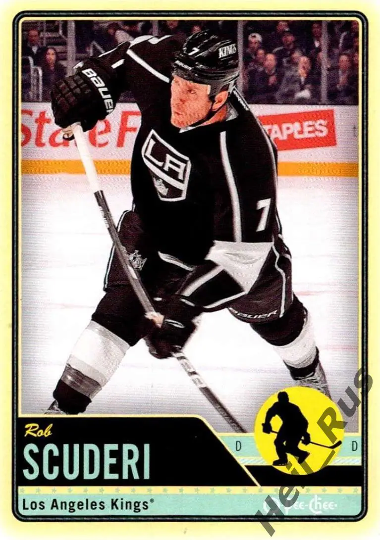 Карточка Rob Scuderi/Роб Скудери (Los Angeles Kings/Лос-Анджелес Кингз) НХЛ/NHL