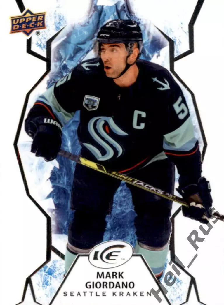 Карточка Mark Giordano/Марк Джиордано Seattle Kraken/Сиэтл Динамо Москва NHL/НХЛ