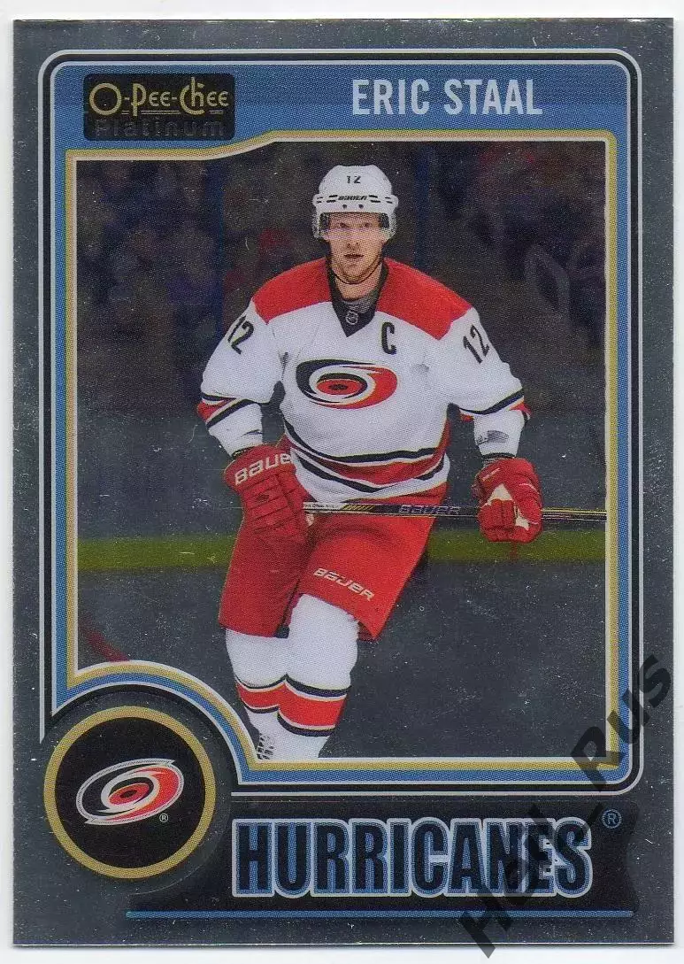 Карточка Eric Staal/Эрик Стаал (Carolina Hurricanes/Каролина Харрикейнз) НХЛ/NHL