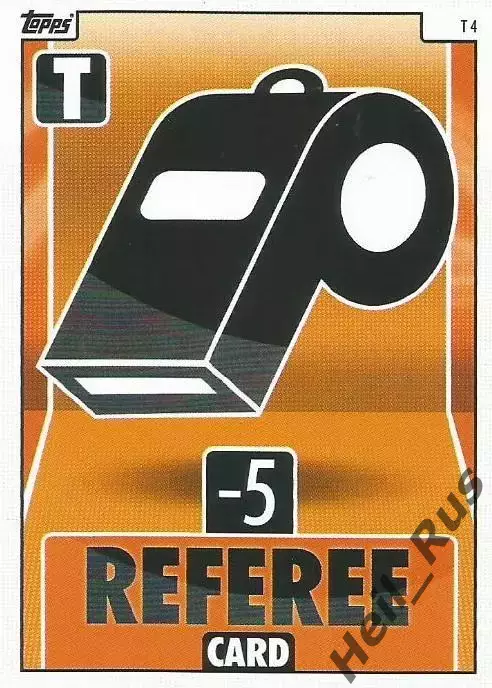 Футбол. Карточка Referee Лига Чемпионов/Европы/Конференций 2021/22 TOPPS