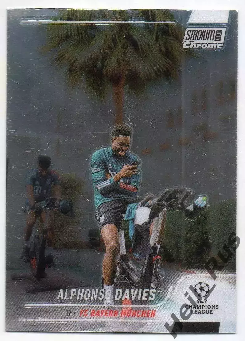 Карточка Alphonso Davies/Альфонсо Дэвис Бавария Мюнхен Лига Чемпионов 2021-22