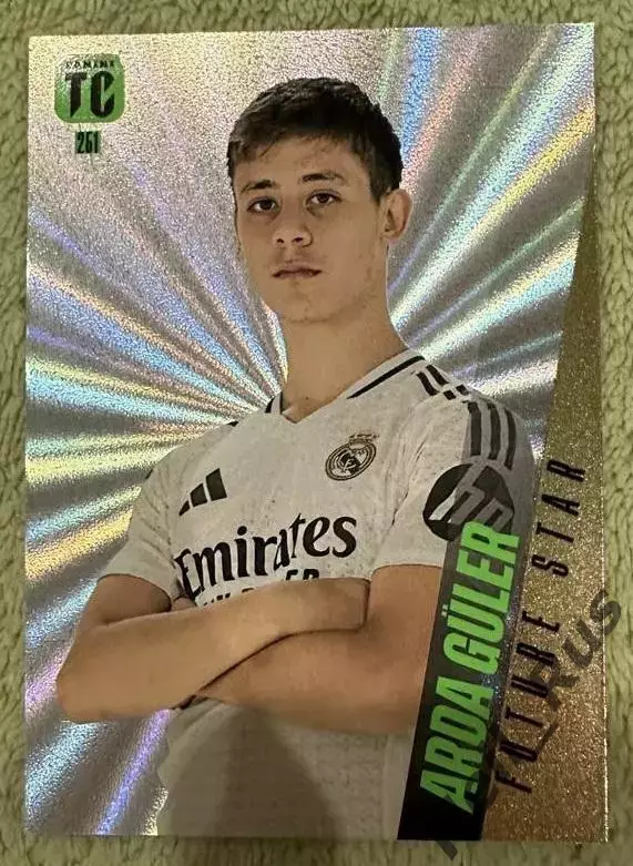 Футбол. Карточка Arda Guler/Арда Гюлер Реал Мадрид/Фенербахче/Турция Panini 2025