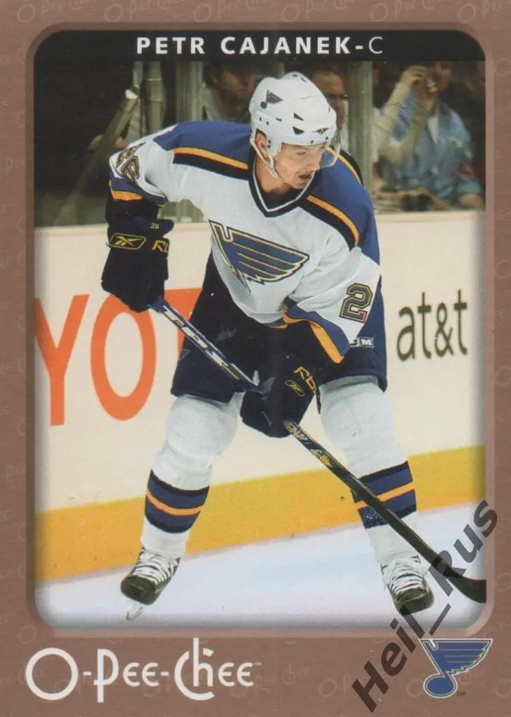 Хоккей. Карточка Петр Чаянек (Сент-Луис, Ак Барс/СКА/Динамо Москва) НХЛ/NHL, КХЛ