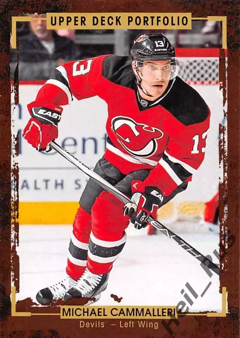 Карточка Cammalleri/Майк Каммаллери New Jersey Devils/Нью-Джерси Девилз НХЛ/NHL