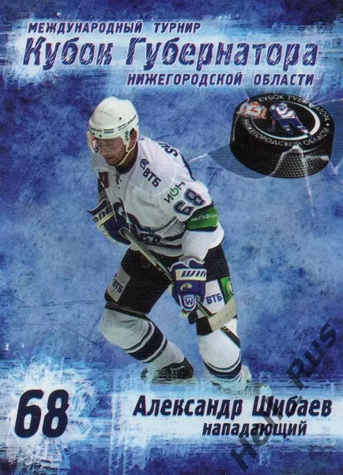 Хоккей Карточка Александр Шибаев Динамо Москва Кубок Губернатора 2013/14 КХЛ/KHL