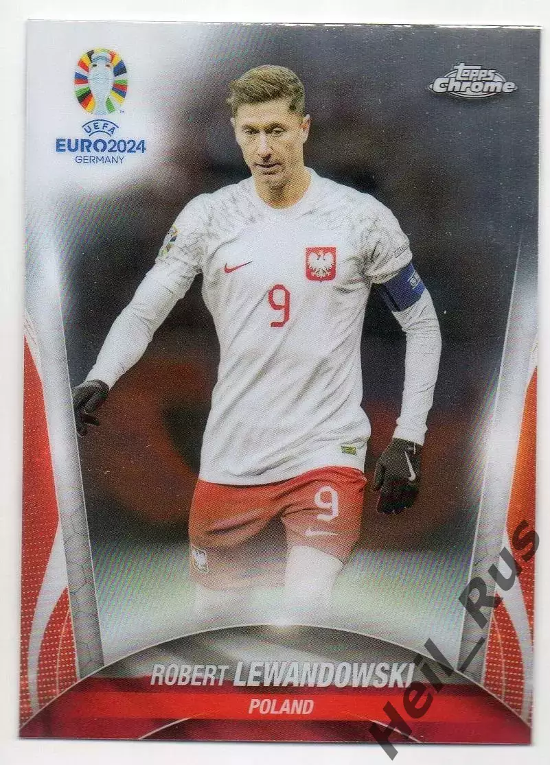 Футбол. Карточка Роберт Левандовский (Польша, Бавария, Барселона) Euro/Евро 2024