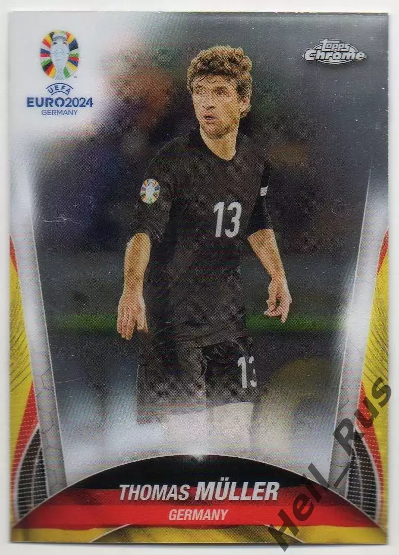 Футбол. Карточка Томас Мюллер (Германия, Бавария Мюнхен) Euro/Евро 2024 TOPPS