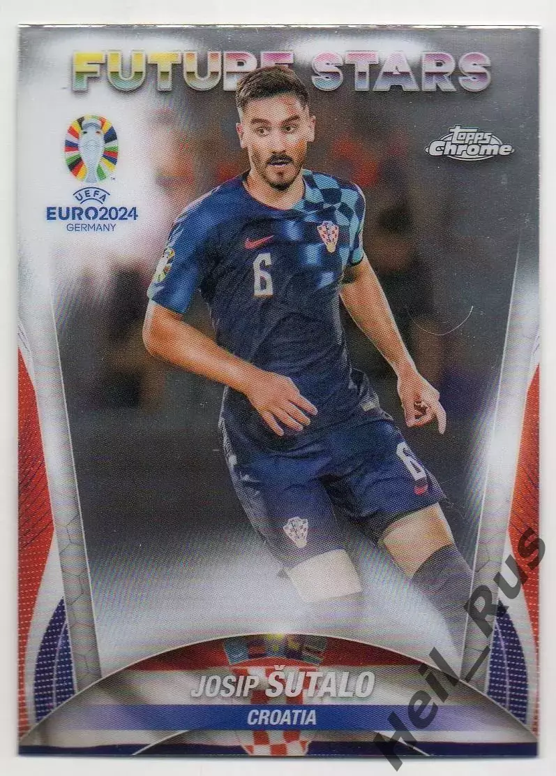 Футбол. Карточка Йосип Шутало Хорватия, Аякс, Динамо Загреб Euro/Евро 2024 TOPPS