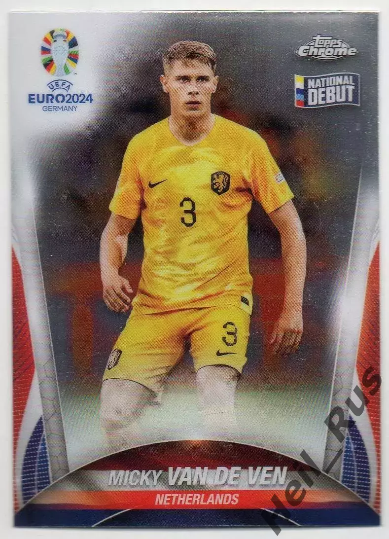 Карточка Микки ван де Вен Нидерланды/Тоттенхэм Хотспур/Вольфсбург Euro/Евро 2024