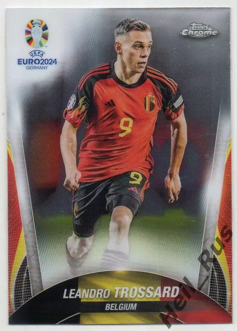 Карточка Леандро Троссард Бельгия, Брайтон энд Хоув/Арсенал Euro/Евро 2024 TOPPS