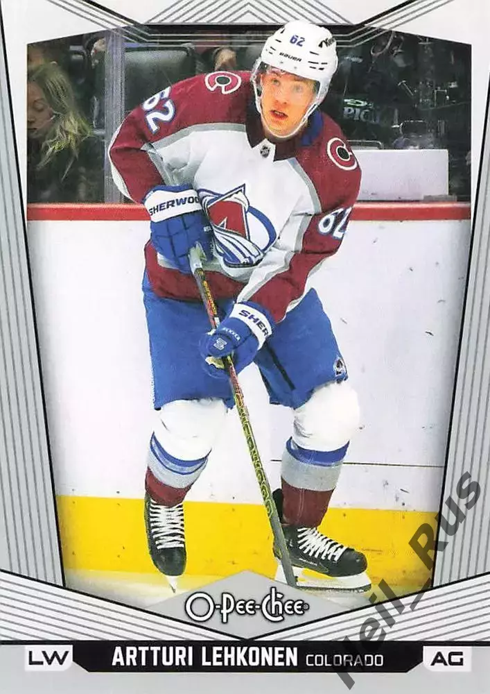 Карточка Artturi Lehkonen/Арттури Лехконен (Colorado Avalanche/Колорадо) НХЛ/NHL