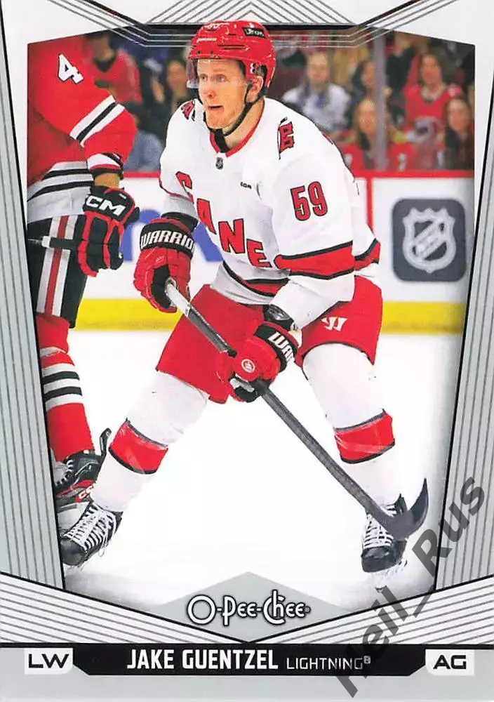 Карточка Guentzel/Джейк Генцел (Каролина Харрикейнз/Тампа-Бэй Лайтнинг) НХЛ/NHL