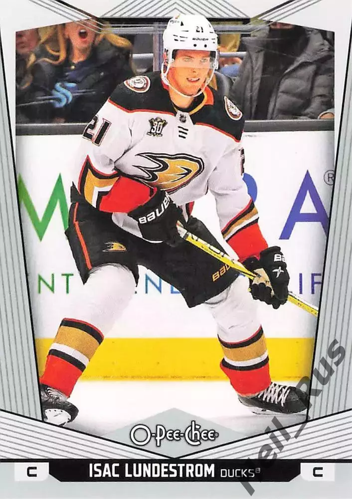 Карточка Isac Lundestrom/Исак Лундстрем (Anaheim Ducks/Анахайм Дакс) НХЛ/NHL