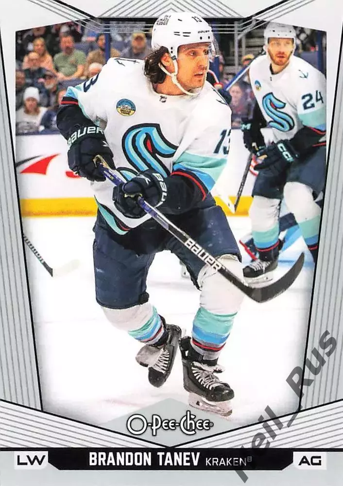 Хоккей. Карточка Brandon Tanev/Брэндон Танев Seattle Kraken/Сиэтл Кракен НХЛ/NHL