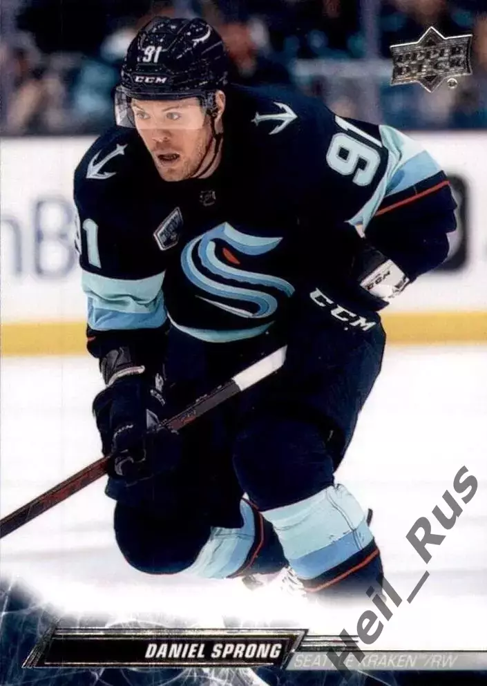 Карточка Daniel Sprong/Даниэль Спронг Seattle Kraken/Сиэтл Кракен, ЦСКА НХЛ/КХЛ