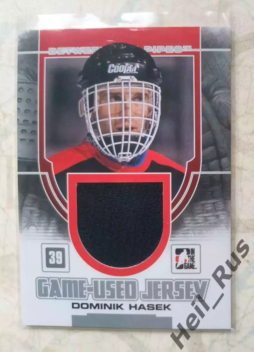 Карточка Доминик Гашек Buffalo Sabres/Баффало Сейбрз, Спартак Москва НХЛ/NHL/КХЛ