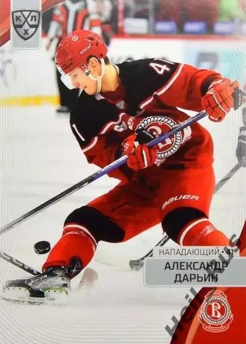 Хоккей. Карточка Александр Дарьин (Витязь Московская область) КХЛ 2023/24 SeReal
