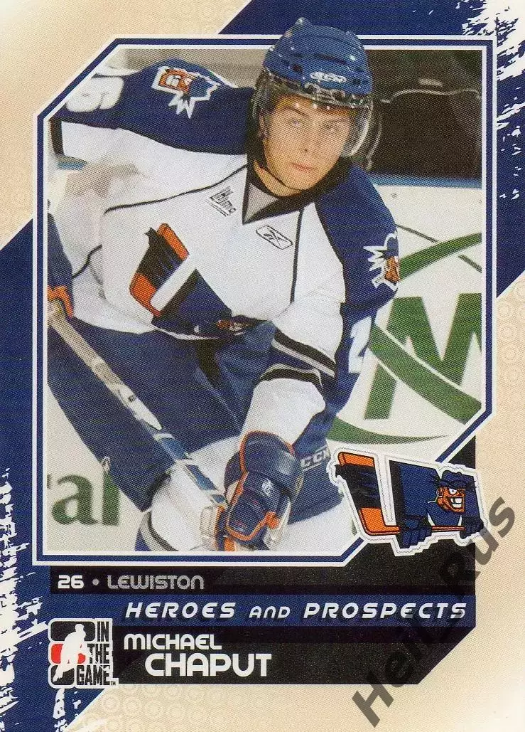 Хоккей. Карточка Michael Chaput/Майкл Шапю Lewiston Maineiacs, Барыс CHL НХЛ/КХЛ