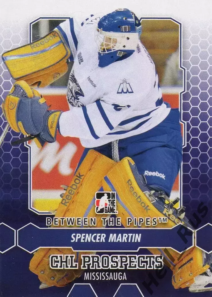 Хоккей. Карточка Спенсер Мартин (Mississauga Steelheads, ЦСКА) CHL, НХЛ/NHL, КХЛ
