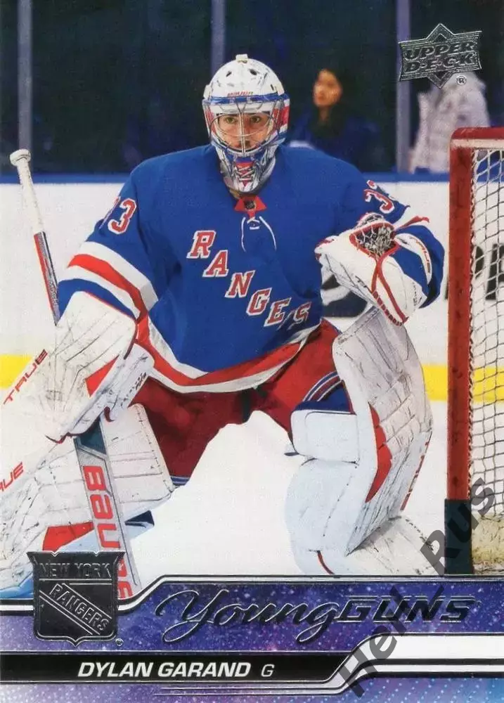 Карточка Dylan Garand/Дилан Гаранд (New York Rangers/Нью-Йорк Рейнджерс) НХЛ/NHL