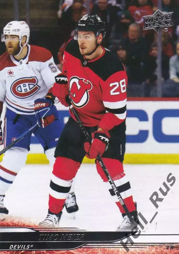 Карточка Timo Meier/Тимо Майер (New Jersey Devils/Нью-Джерси Девилз) НХЛ/NHL