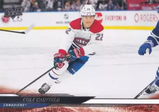 Хоккей. Карточка Cole Caufield/Коул Кофилд (Montreal Canadiens/Монреаль) НХЛ/NHL