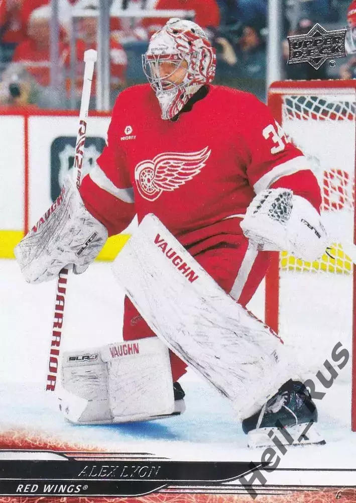 Карточка Alex Lyon/Алекс Лайон (Detroit Red Wings/Детройт Ред Уингз) НХЛ/NHL