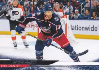 Хоккей; Карточка Boone Jenner/Бун Дженнер Columbus Blue Jackets/Коламбус НХЛ/NHL