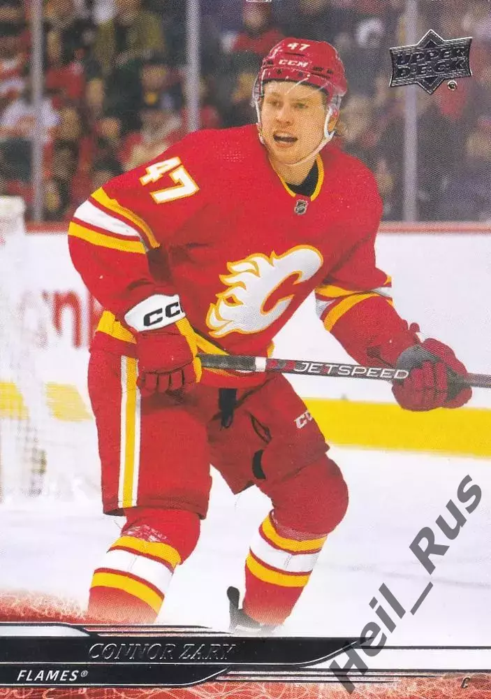 Хоккей. Карточка Connor Zary/Коннор Зари (Calgary Flames/Калгари Флэймз) NHL/НХЛ