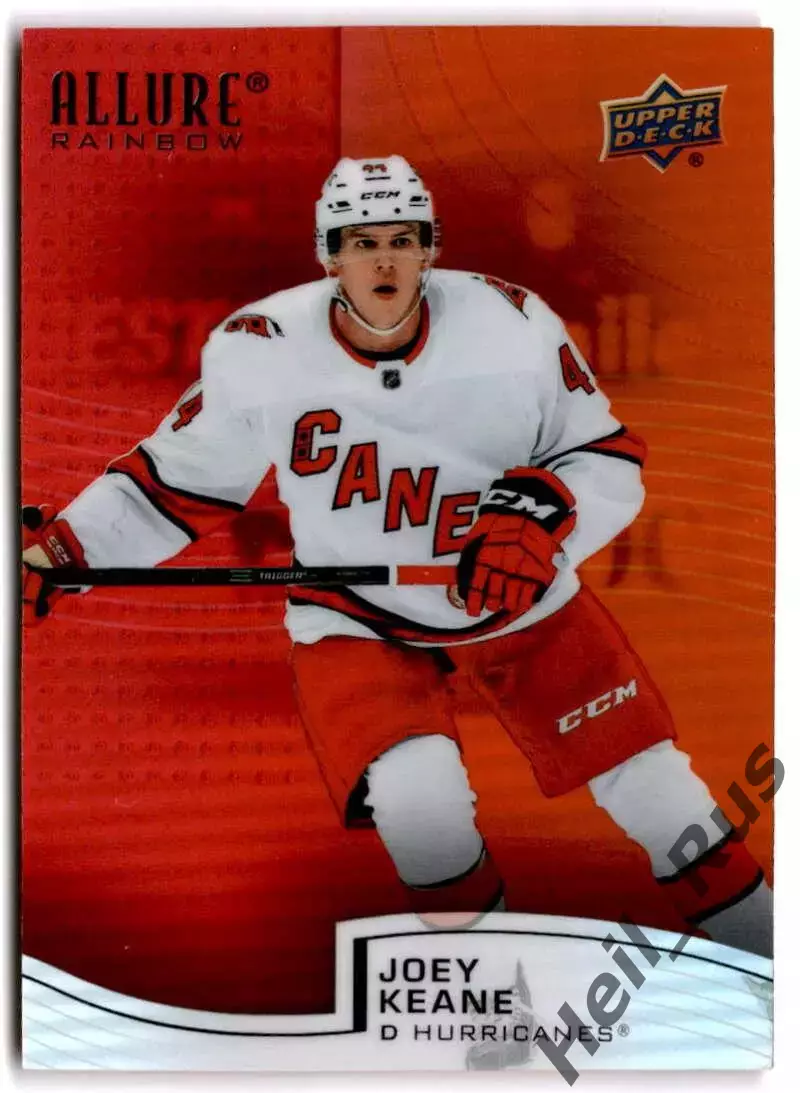 Карточка Джозеф Кин (Carolina Hurricanes/Каролина, Спартак Москва) НХЛ/NHL, КХЛ