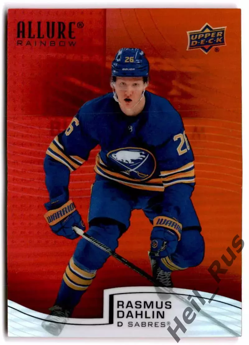 Хоккей Карточка Rasmus Dahlin/Расмус Далин Buffalo Sabres/Баффало Сейбрз NHL НХЛ