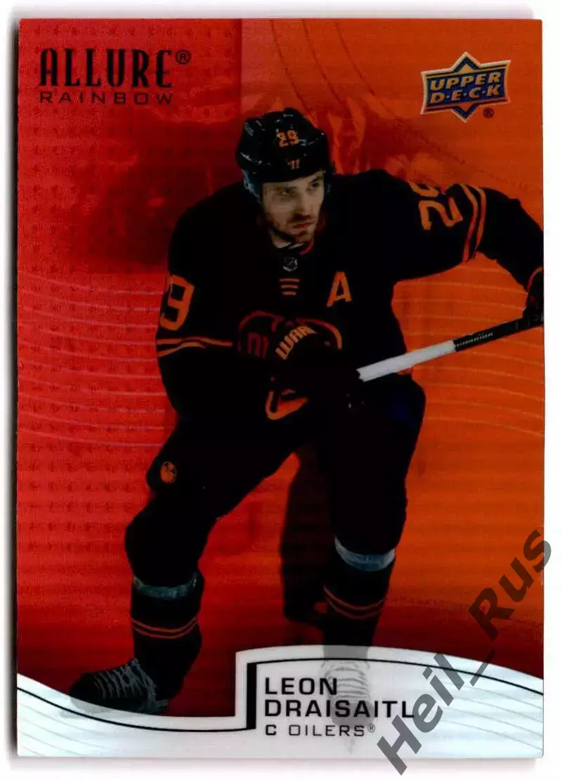 Хоккей; Карточка Leon Draisaitl/Леон Драйзайтль Edmonton Oilers/Эдмонтон NHL НХЛ