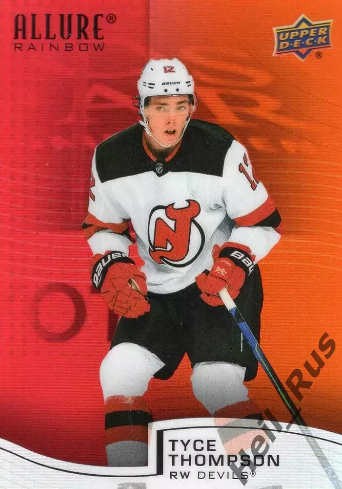 Карточка Тайс Томпсон (New Jersey Devils/Нью-Джерси Девилз, Барыс) NHL/НХЛ, КХЛ