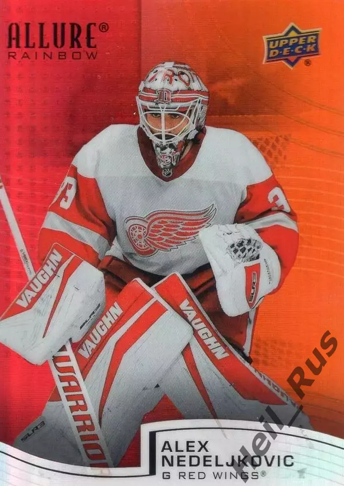 Карточка Alex Nedeljkovic/Алекс Неделькович Detroit Red Wings / Детройт НХЛ/NHL