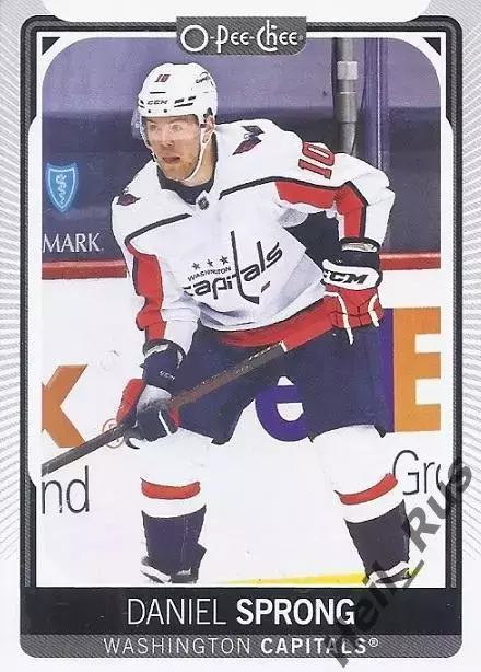 Карточка Даниэль Спронг Washington Capitals/Вашингтон Кэпиталз, ЦСКА НХЛ/NHL/КХЛ
