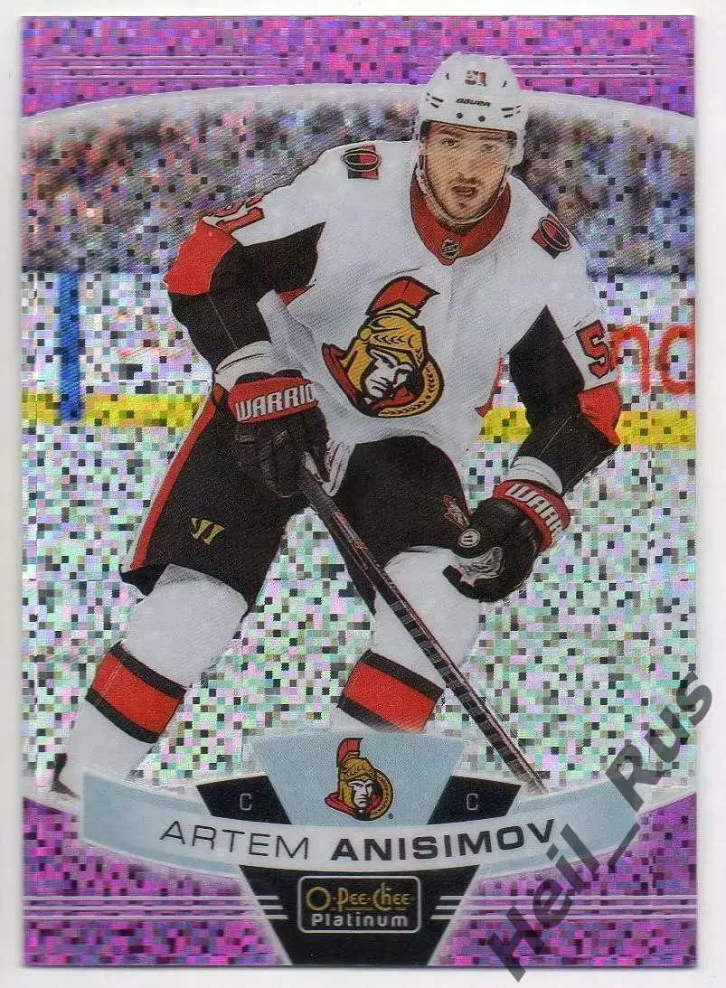 Карточка Артем Анисимов Ottawa Senators/Оттава, Локомотив Ярославль NHL/НХЛ/КХЛ