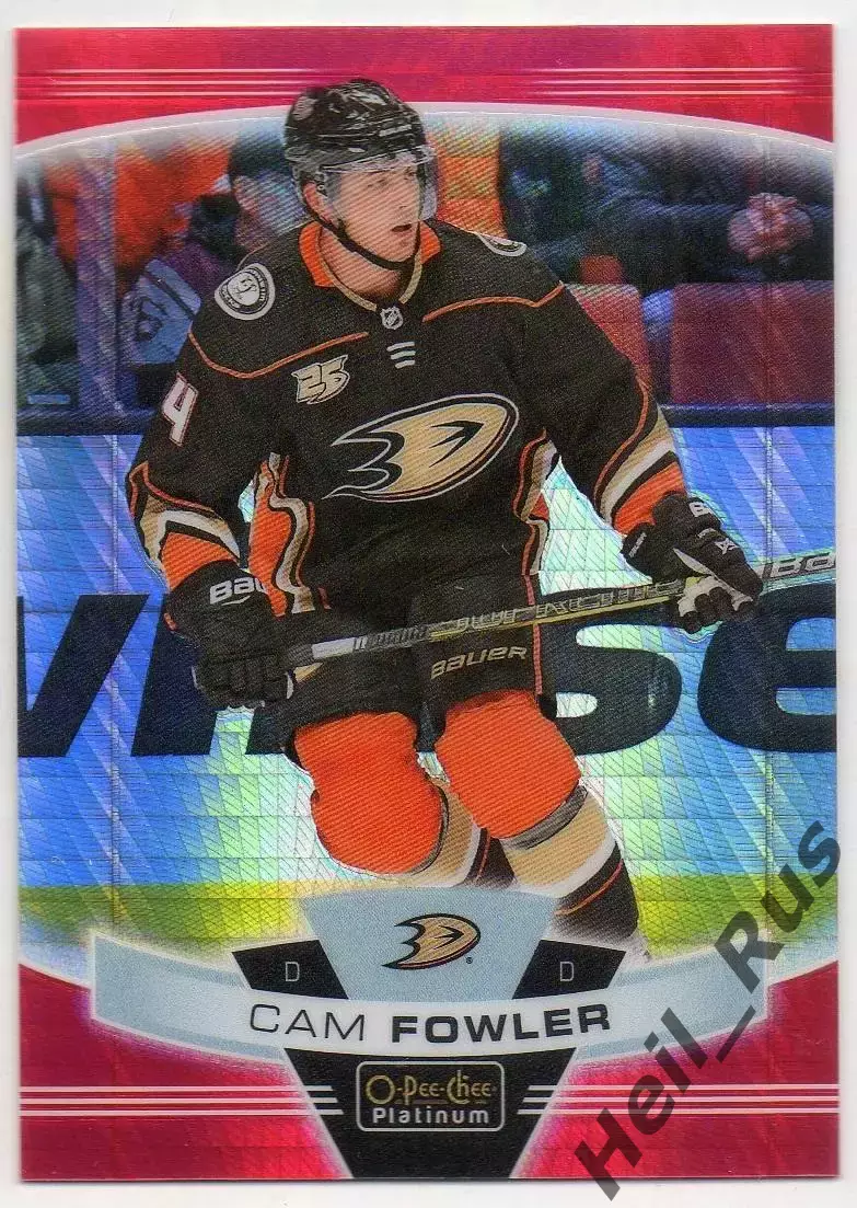 Хоккей. Карточка Cam Fowler/Кэм Фаулер (Anaheim Ducks/Анахайм Дакс) НХЛ / NHL