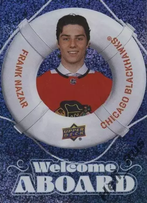 Карточка Frank Nazar / Фрэнк Назар (Chicago Blackhawks/Чикаго Блэкхокс) НХЛ/NHL