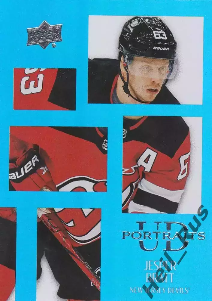 Карточка Jesper Bratt/Йеспер Братт (New Jersey Devils/Нью-Джерси Девилз) NHL/НХЛ