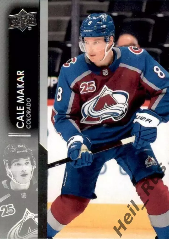 Карточка Cale Makar / Кейл Макар (Colorado Avalanche/Колорадо Эвеланш) НХЛ/NHL