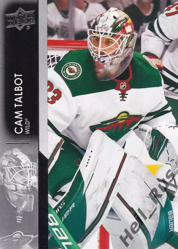 Хоккей. Карточка Cam Talbot/Кэм Тальбо (Minnesota Wild/Миннесота Уайлд) NHL/НХЛ