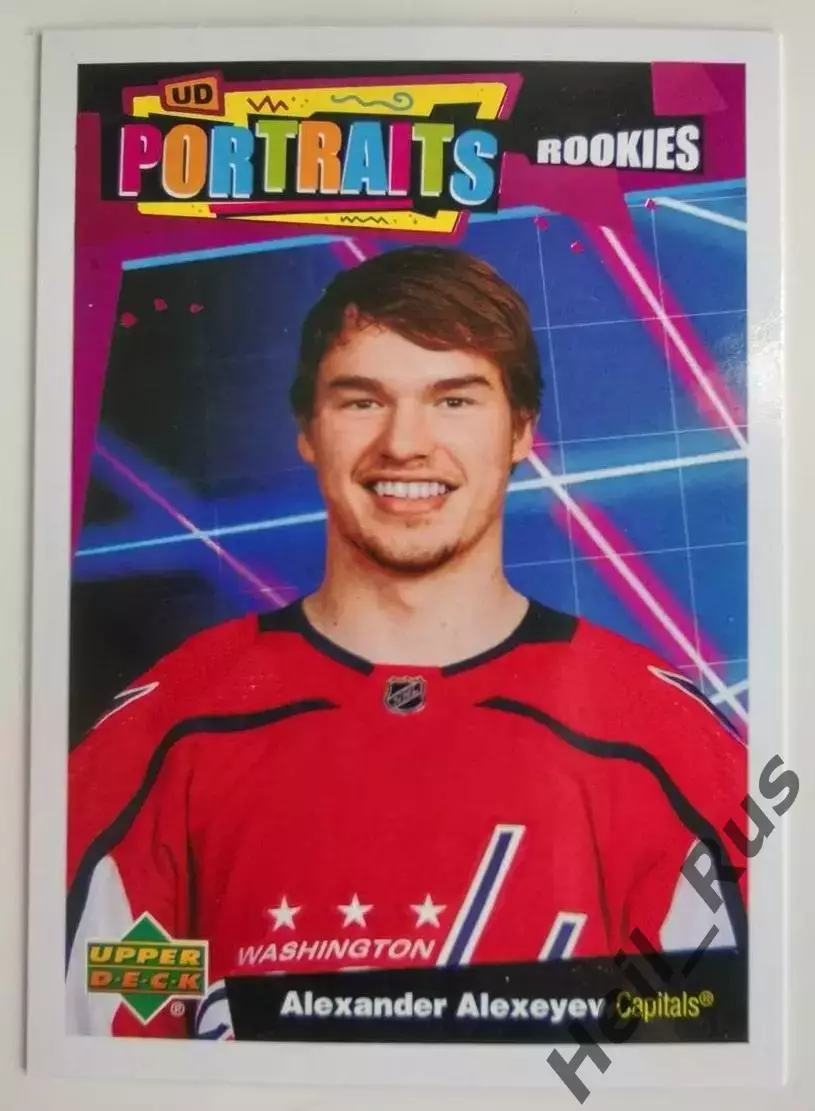 Карточка Александр Алексеев Washington Capitals/Вашингтон, Салават Юлаев НХЛ КХЛ