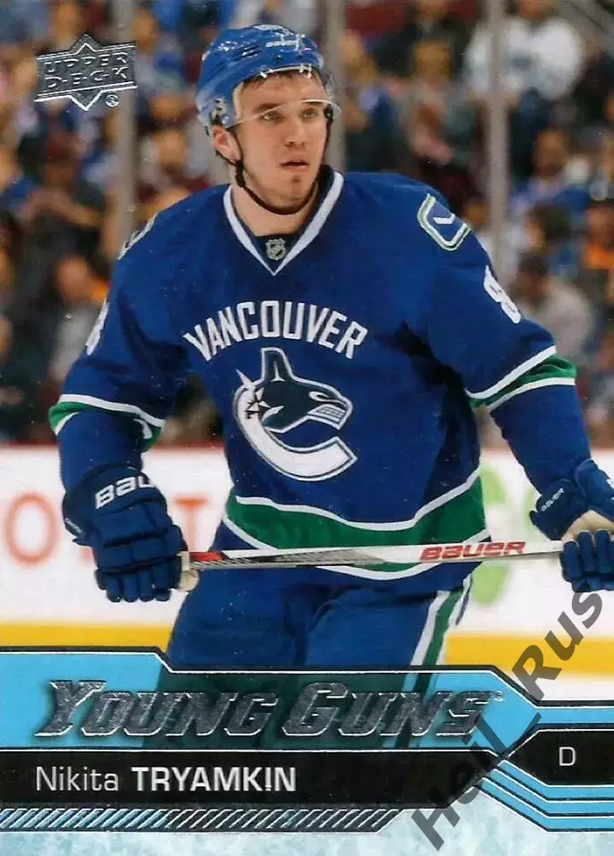 Карточка Никита Трямкин (Vancouver Canucks/Ванкувер, Автомобилист) НХЛ/NHL, КХЛ