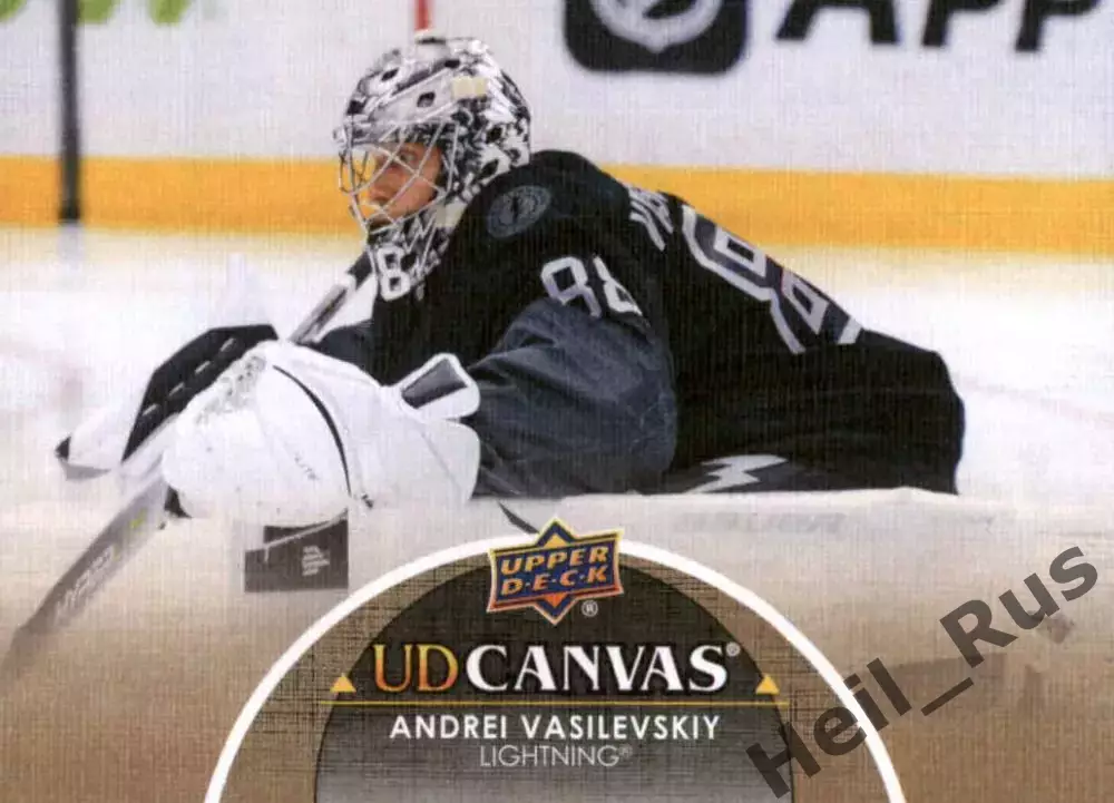 Карточка Андрей Василевский (Тампа-Бэй Лайтнинг, Салават Юлаев Уфа) НХЛ/NHL, КХЛ