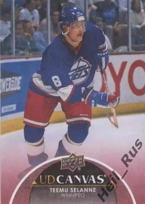 Хоккей Карточка Teemu Selanne/Теему Селянне Winnipeg Jets/Виннипег Джетс NHL/НХЛ