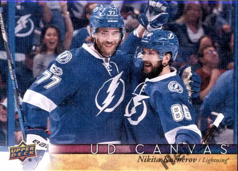 Карточка Никита Кучеров Tampa Bay Lightning/Тампа-Бэй Лайтнинг, ЦСКА NHL/НХЛ/КХЛ