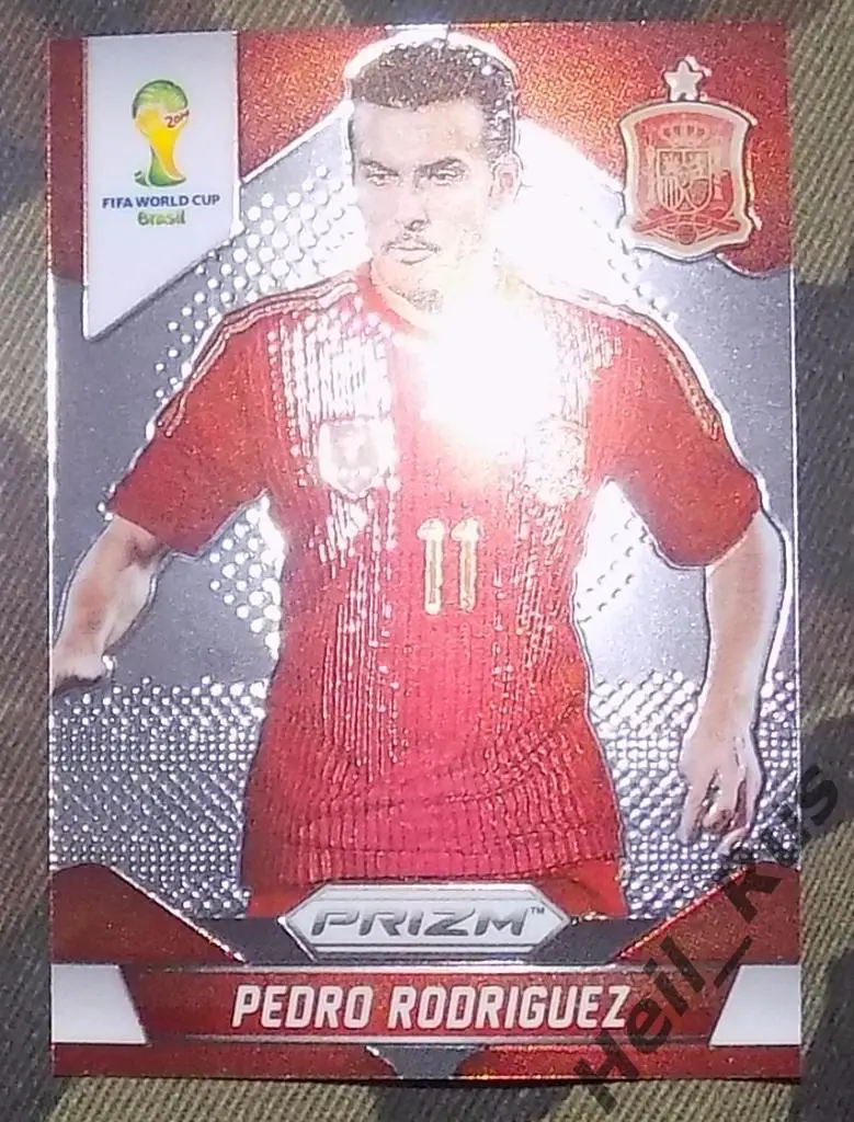 Футбол. Карточка Pedro/Педро (Испания/Барселона/Челси/Лацио) Чемпионат Мира 2014